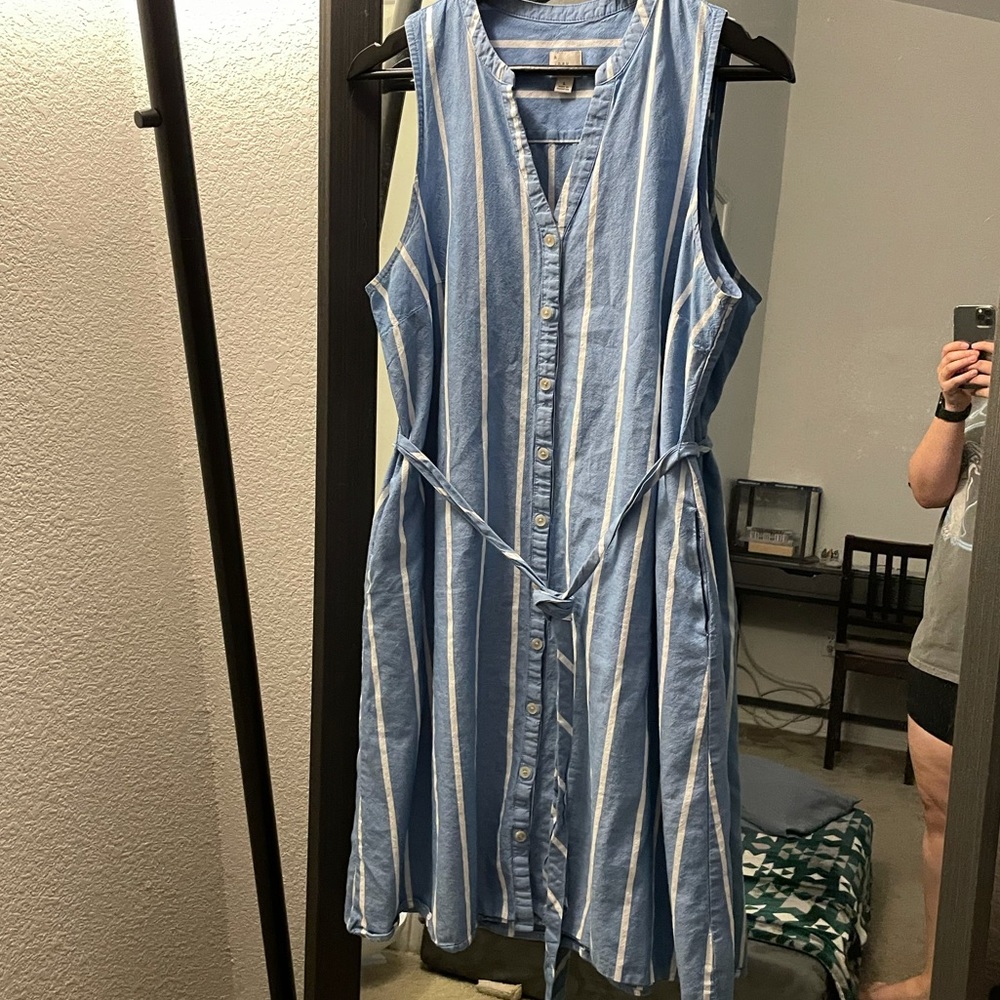 AND (a new day) • Chambray Dress